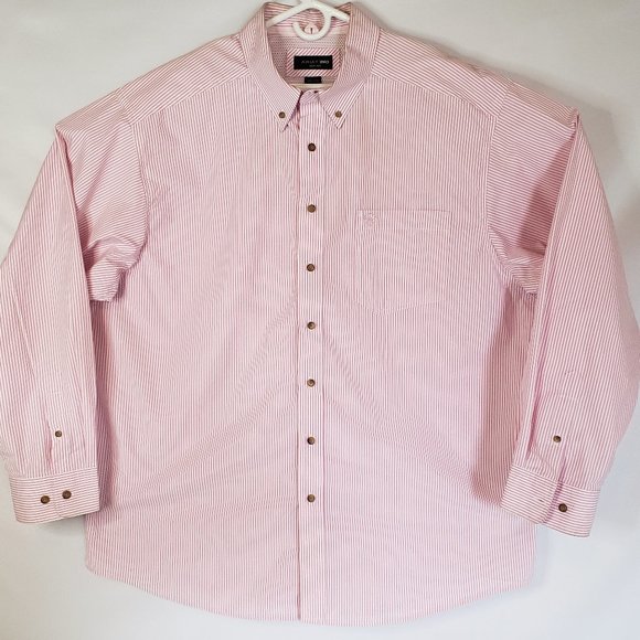 Ariat Pro L/S Button Up Pink Stripped Shirt 2XL - Picture 3 of 5